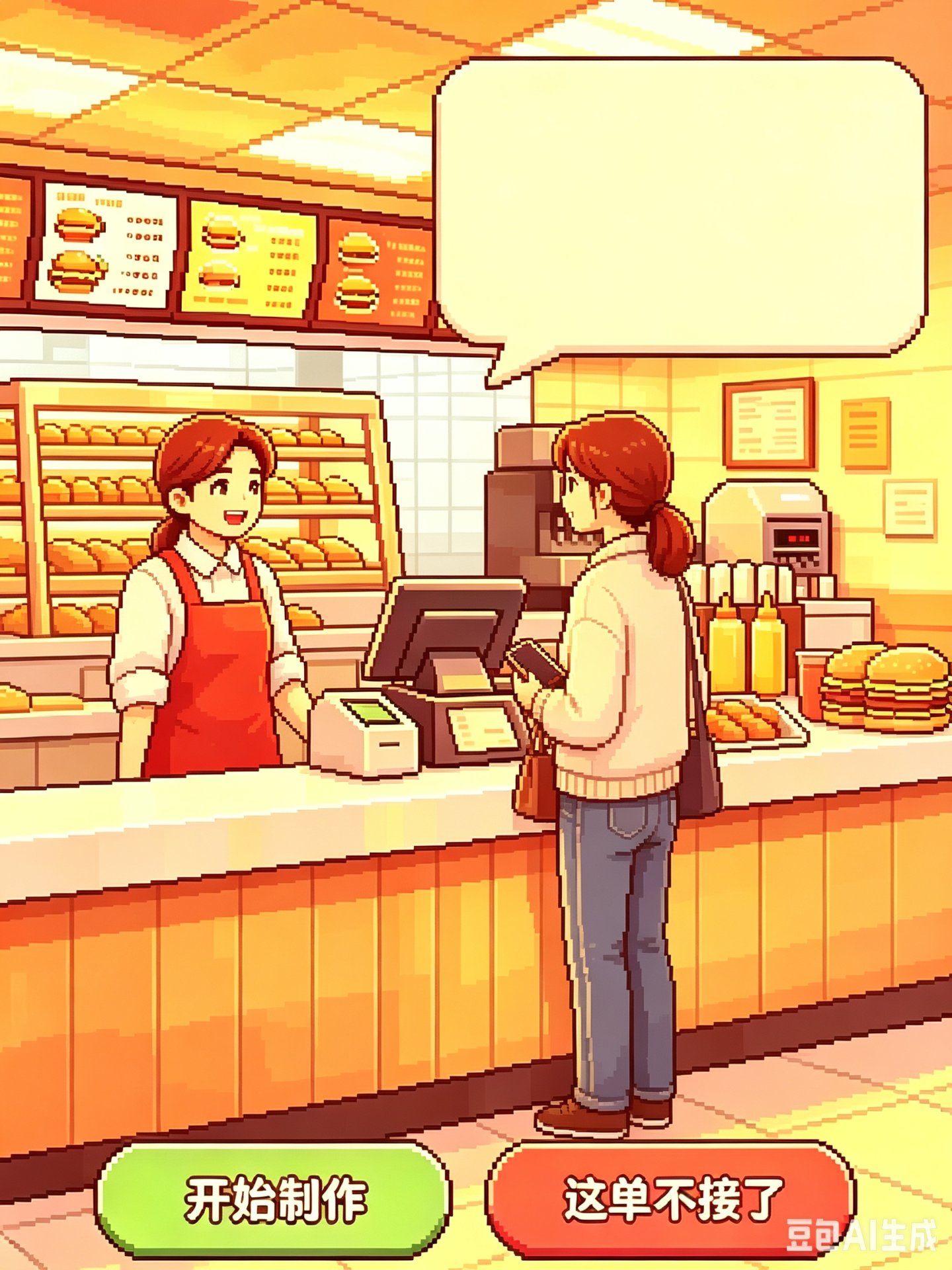 顾客点餐
