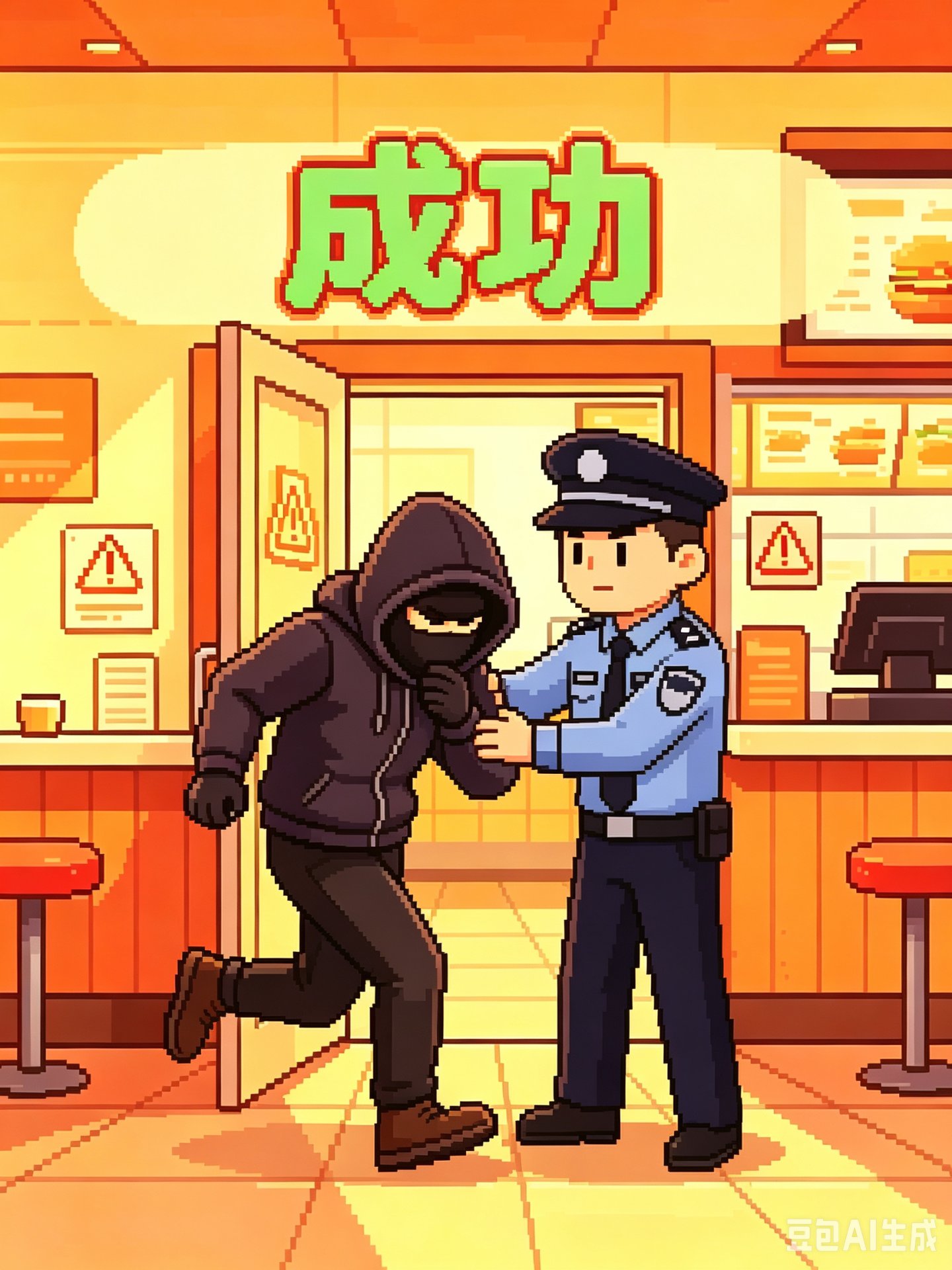 抓住小偷